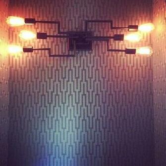 Another Point Of My Masculine Project Is This Bathroom Wallpaper