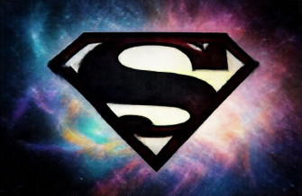 Black Superman Logo Wallpaper