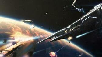 Space Battle Wallpaper