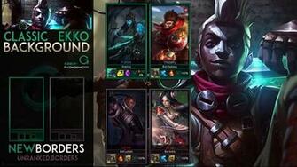 Classic Ekko Background League Of Legends By Gramcyyy