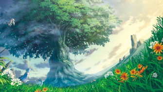 Sunlight Forest Fantasy Art Nature Grass Jungle Tree