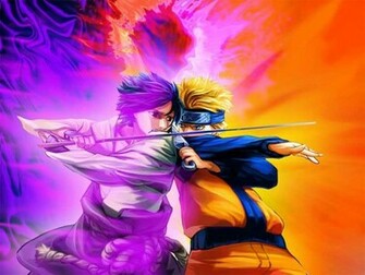 Top Cartoon Wallpaper Naruto Vs Sasuke