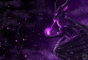 Purple Flame By Dark Spine Dragon