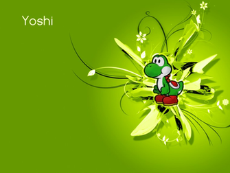 Black Yoshi Wallpaper Credited