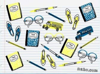Zakka Life Back To School Desktop Wallpaper