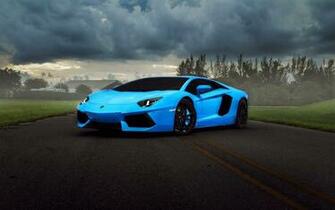 Blue Lamborghini Wallpaper Vehicles