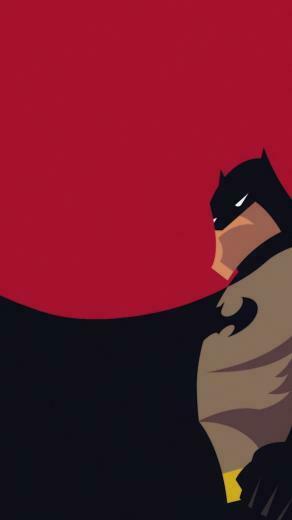 Minimalist Batman iPhone Wallpaper