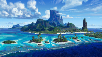 4k Island Wallpaper Background Image