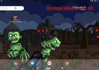 Zombie Invasion Interactive Live Wallpaper For Android