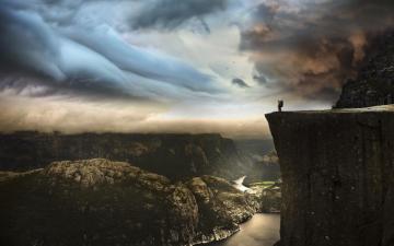 Wallpaper Pulpit Rock