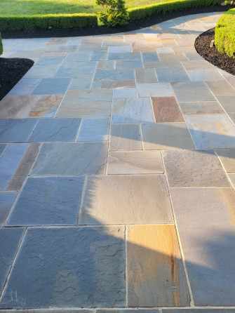 Blue Stone Patio Photos Design Image