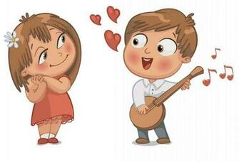 Nice Cartoon Love Wallpaper