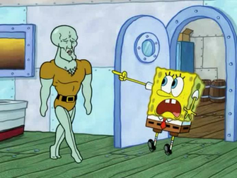 Handsome Squidward By Coliegren02