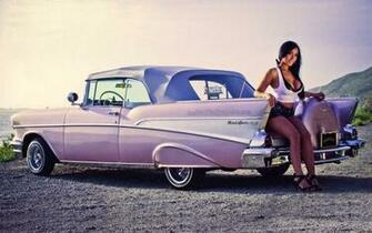 Chevrolet Bel Air Lowrider Sexy Wallpaper