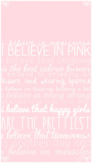 Girly Lock Screen Wallpaper