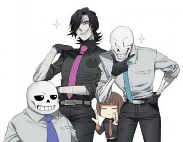 Frisk Undertale Male Mettaton Papyrus Sans