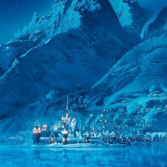 Frozen Palace World iPad Wallpaper
