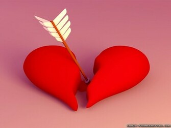 Arrow To Broken Heart Wallpaper Jpg