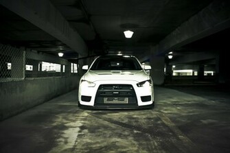 Mitsubishi Lancer Evolution Evo X White Wallpaper Photos
