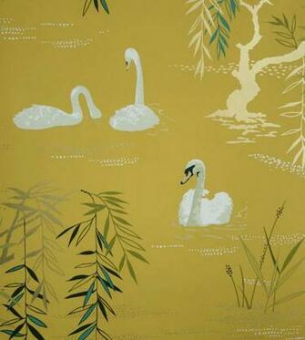 Swan Lake Wallpaper By Nina Campbell Jane Clayton