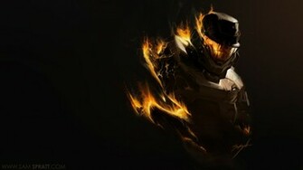 Halo Reach Wallpaper Black Background Chief Winter Remember