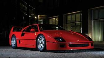 Ferrari F40 Red Color Wallpaper Stream