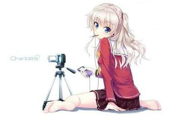 Camera Charlotte Gray Hair Long Pocky Sora From France Tomori