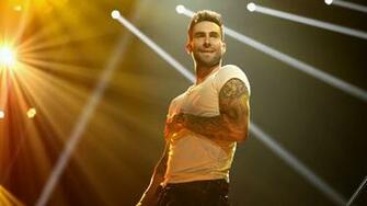 Adam Levine Stylish Stage Performance Image