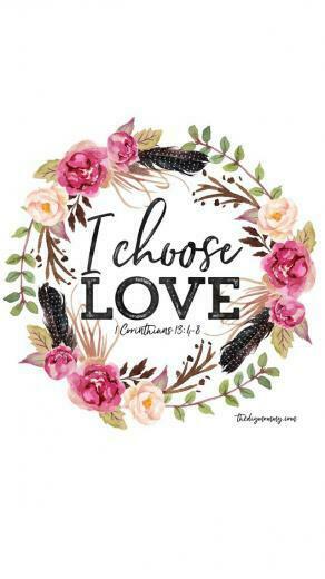 I Choose Love Valentine Printable Artwork Desktop Wallpaper