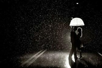 Of Romantic Couple Kissing HD Wallpaper