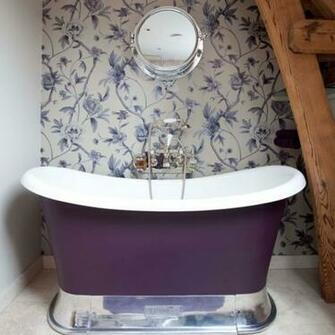 Small Purple Bathroom Wallpaper Housetohome Co Uk