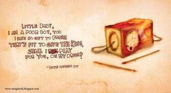 Little Drummer Boy The Lyric Tells A Story About Poor That Had
