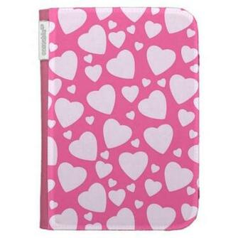 Pattern Cute Girly Heart Background Case For The Kindle