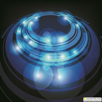 Blue Techno Background Vector