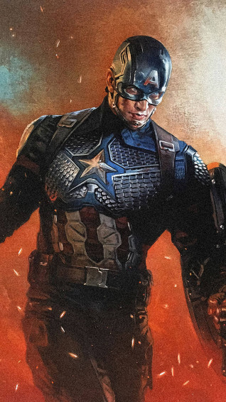 Captain America iPhone Wallpaper