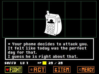 Undertale Your Cellphone Is A Jerk By Mech Ah