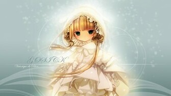 Wallpaper Anime Gosick Girl Cute Dress Glow
