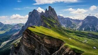 HD Wallpaper Odle Mountains Dolomites Italy Europe Val