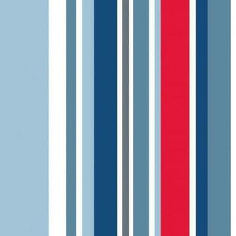 Wallpaper Long Island Stripe Blue Striped Kids
