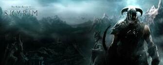 Skyrim Warrior Mountains Dragon Helmet Dual Monitor Resolution HD