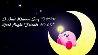 Good Night Friends HD Quality Cute Wallpaper