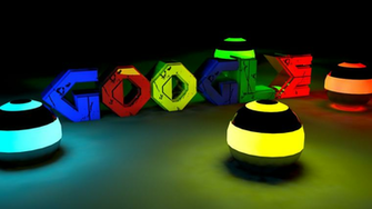 3d Wallpaper Google Neon Glow By Dengoso