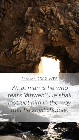 Psalms Web Mobile Phone Wallpaper What Man Is He Who Fears