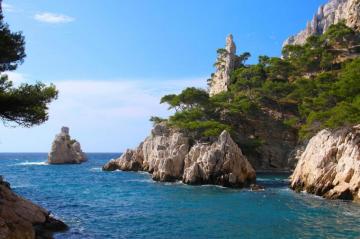 Nature Landscape Sea Trees Rock Beach Coast Island France
