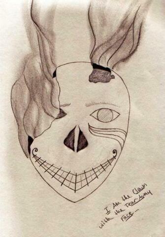 Clown With The Tear Away Face By Johnnathenson