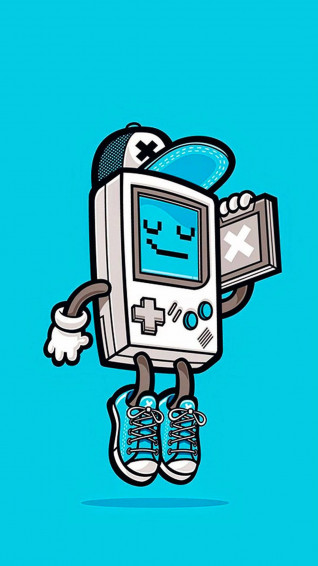 iPhone Gaming White Device Wallpaper