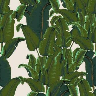 Banana Leaf Wallpaper Tiles Tropical By Design Your
