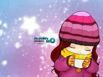 Lovely Girl Character Ai Dong S Illustrations Wallcoo