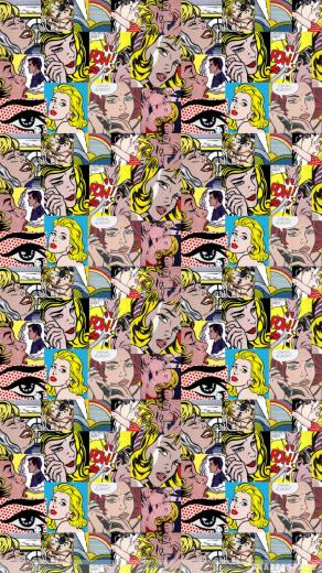 Pop Art iPhone Wallpaper Is Very Easy Just Click