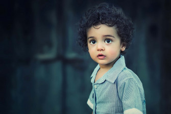 Baby Indian Boy With Curly Hair Picture Wallpaper
